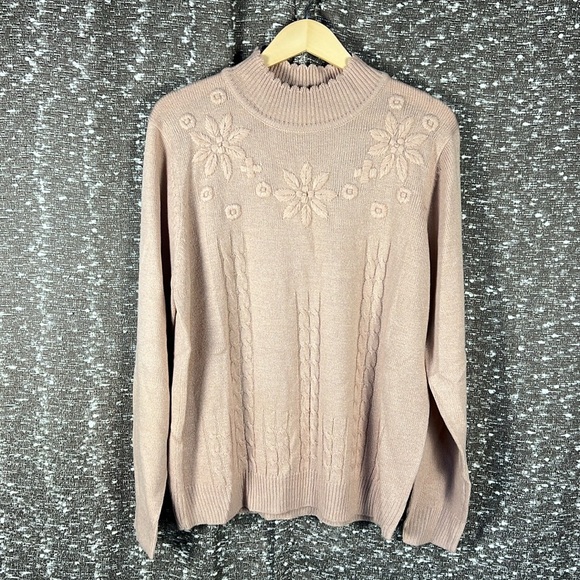 Vintage Salon Studio Grandmacore Knit Cottagecore Grandma Sweater - Picture 1 of 7